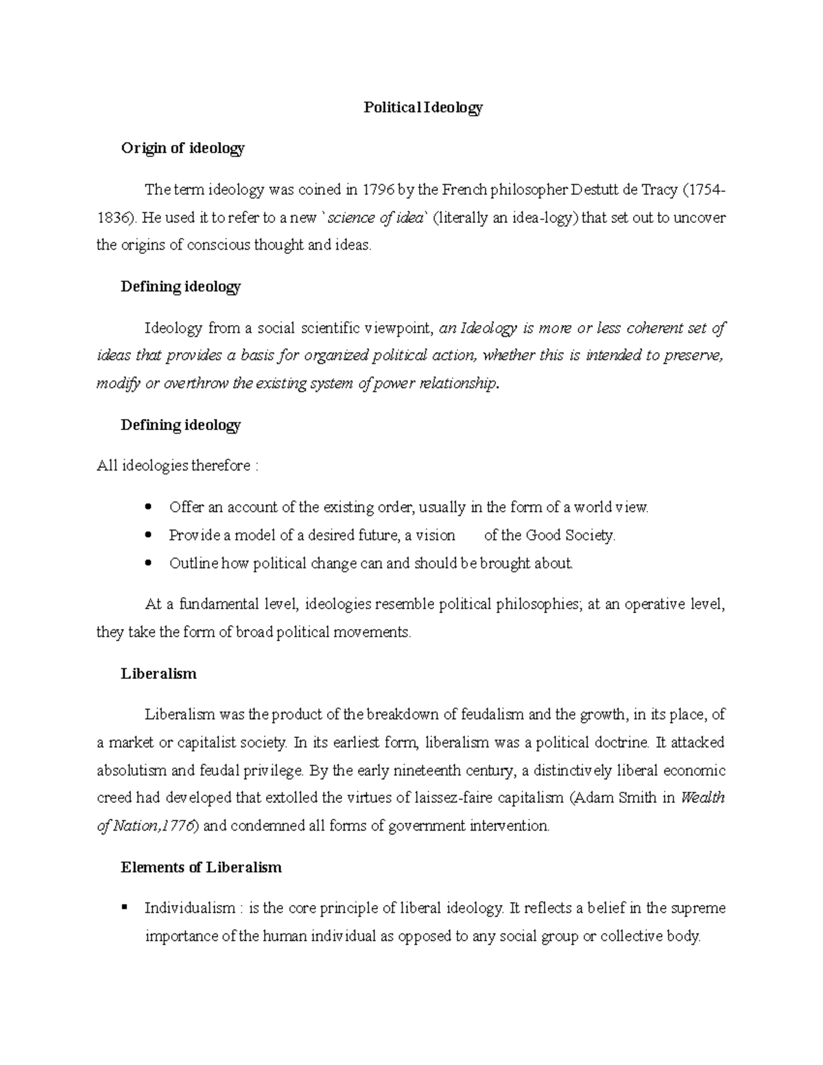 A Political Ideology Is Best Defined As Quizlet - noii5l7