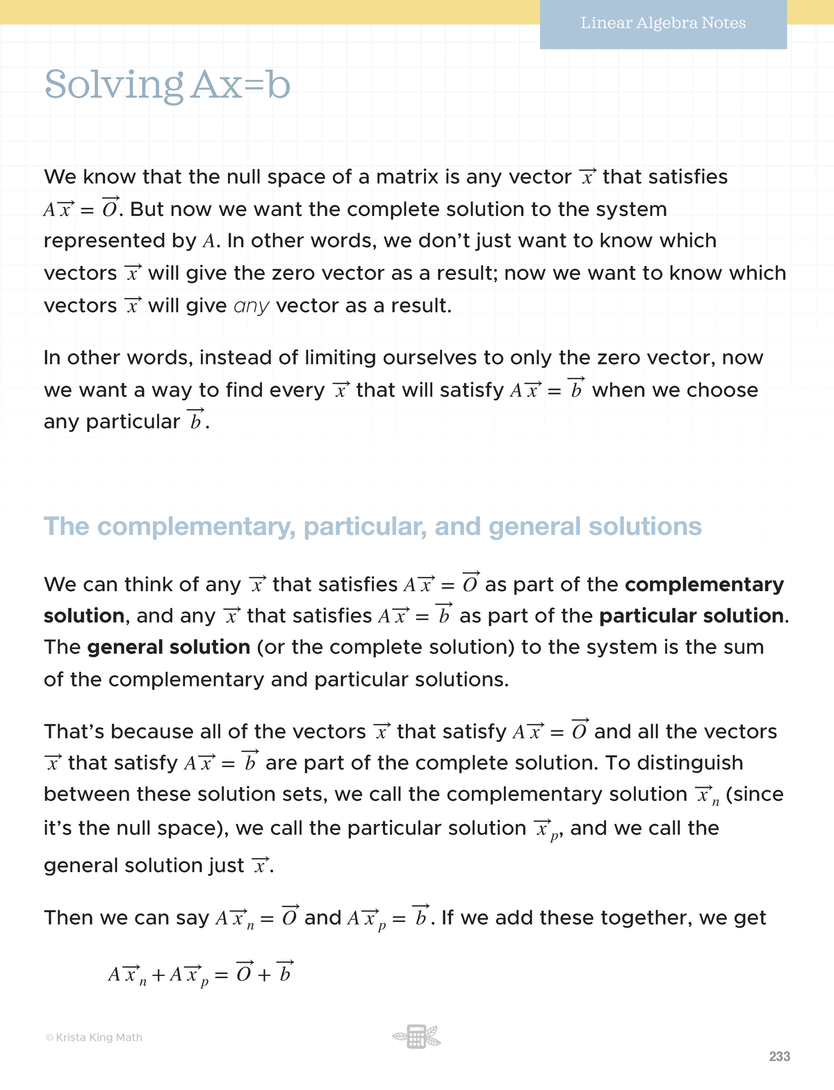 05 Solving Ax=b - Resolución Problema - Solving Ax=b We Know That The ...