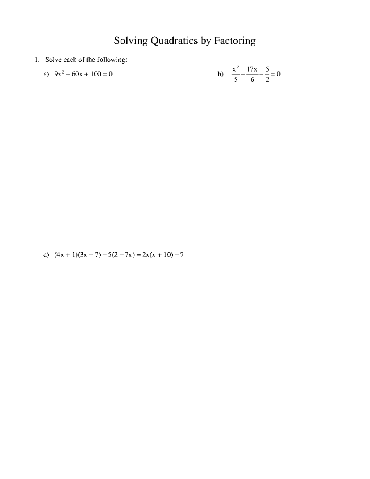 5-solving-quadratics-by-factoring-solving-quadratics-by-factoring