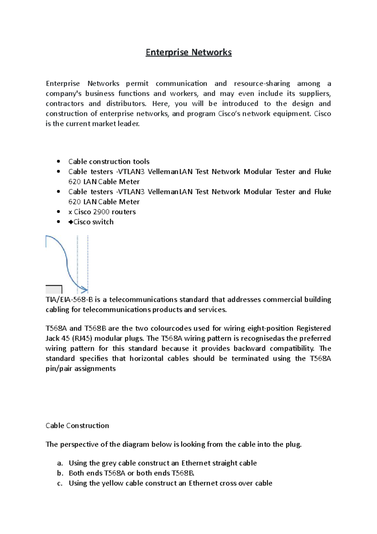 Enterprise Networks COMP1560 GRE Studocu