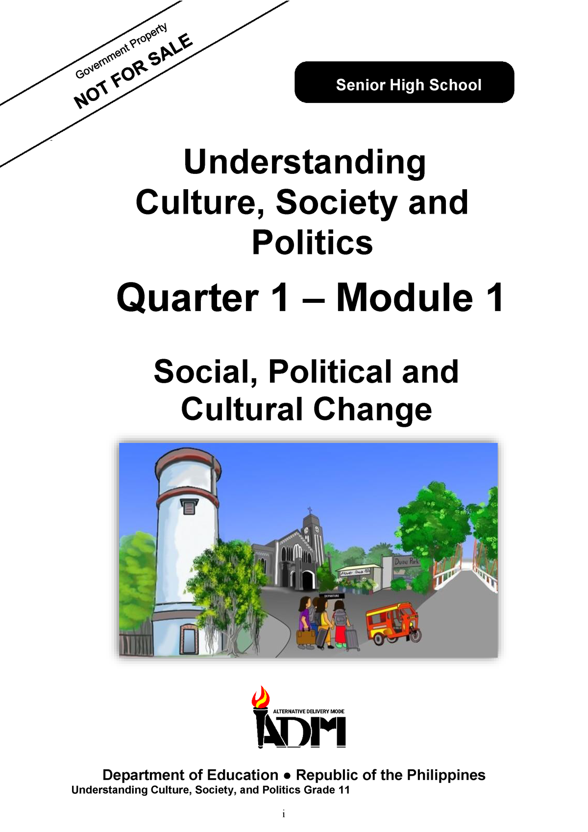 Ucsp Q1 Mod1 Socialchange V2 - I Understanding Culture, Society And ...