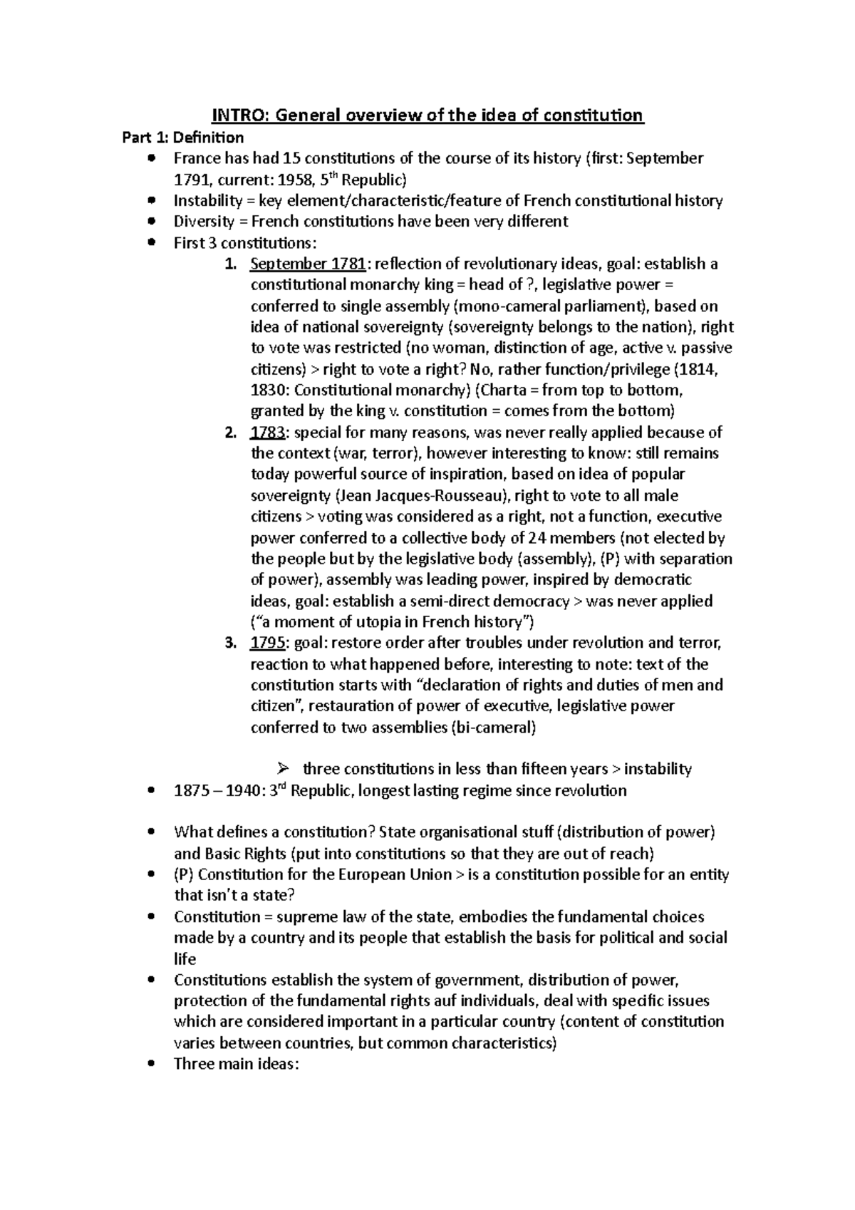 french-const-law-intro-general-overview-of-the-idea-of-constitution