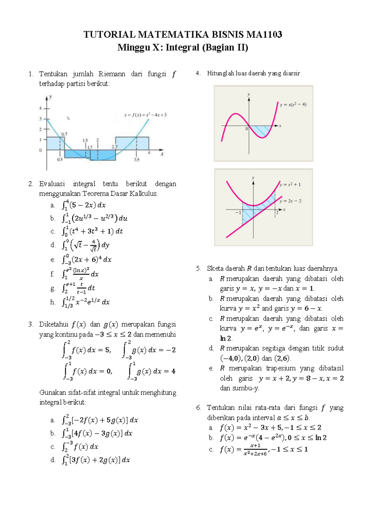 Tutor 10 - Tutotial 10 Business Mathematics - TUTORIAL MATEMATIKA ...