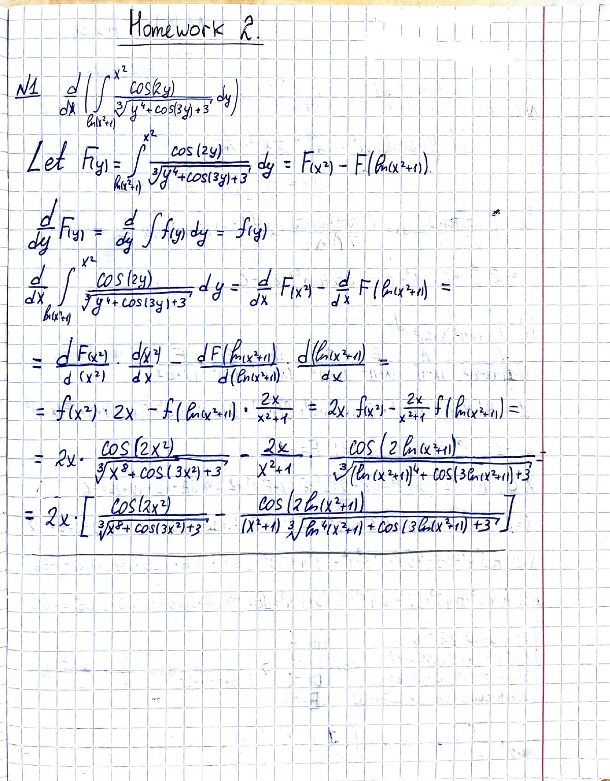 MA1201 Homework 2 For Stadocu - Calculus And Basic Linear Algebra II ...