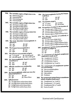 Protein AND Protein Metabolismcqs 10 - Clinical Biochemistry - Studocu