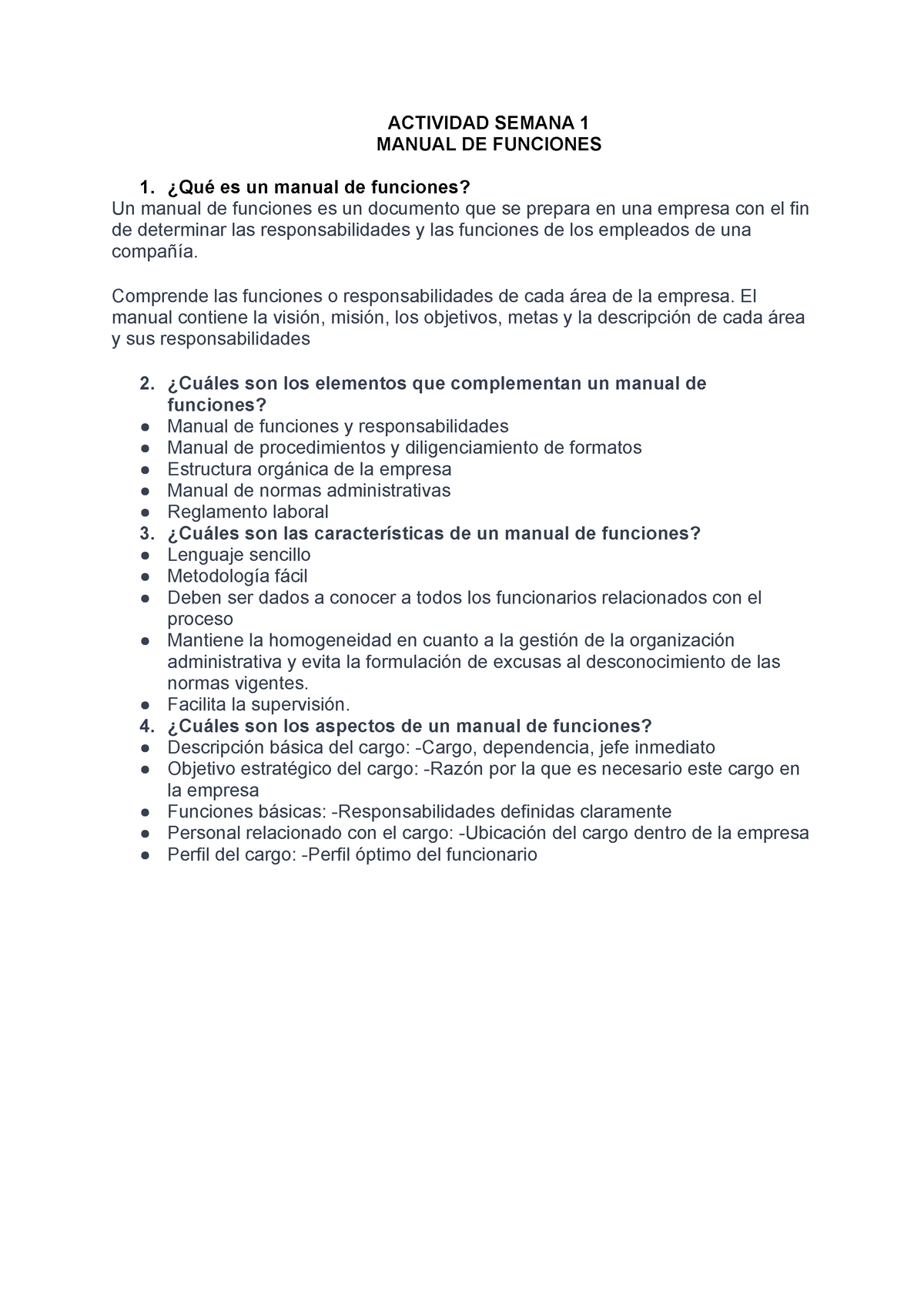 Actividad Semana 1 Manual De Funciones Actividad Semana 1 Manual De Funciones ¿qué Es Un 2053