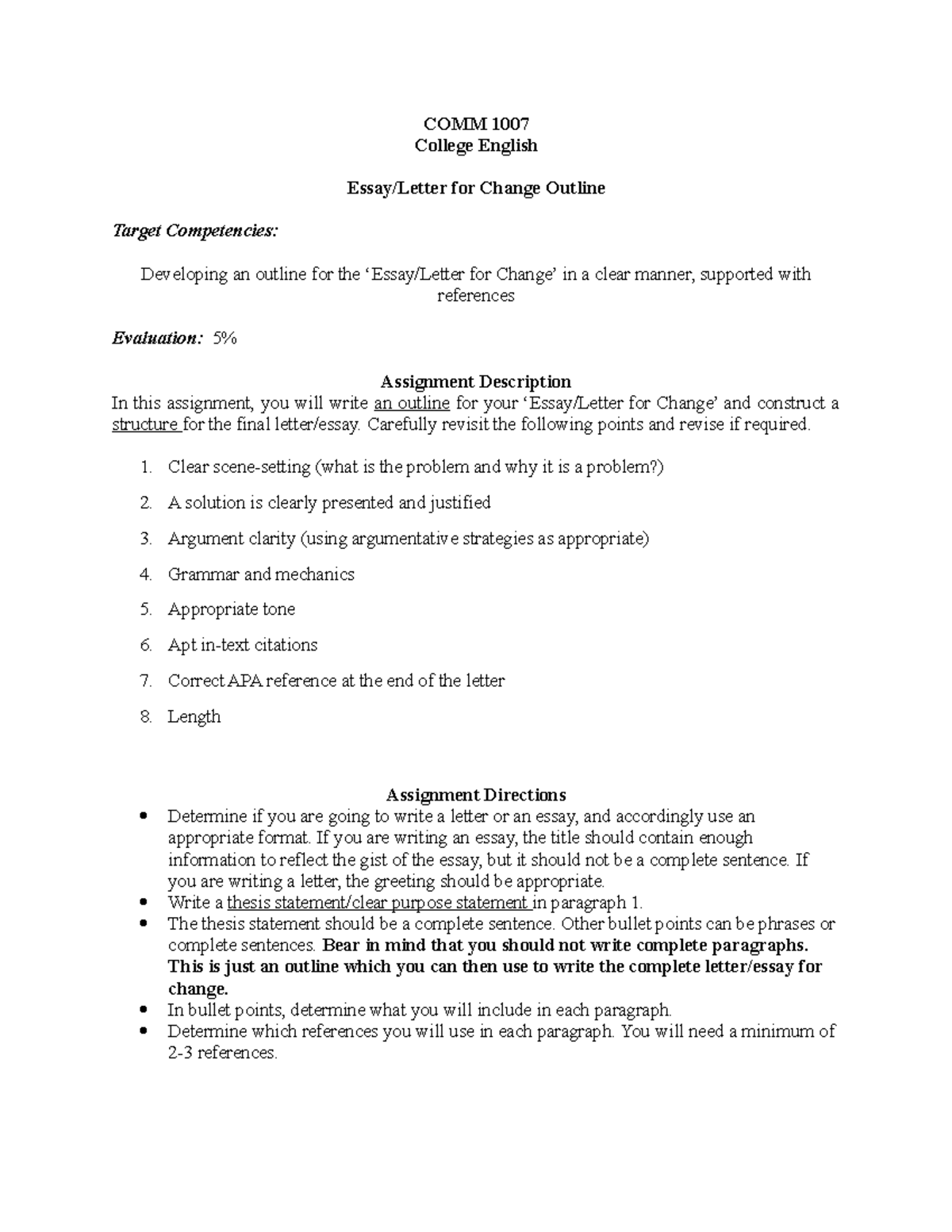 letter-for-change-outline-rubric-comm-1007-college-english-essay