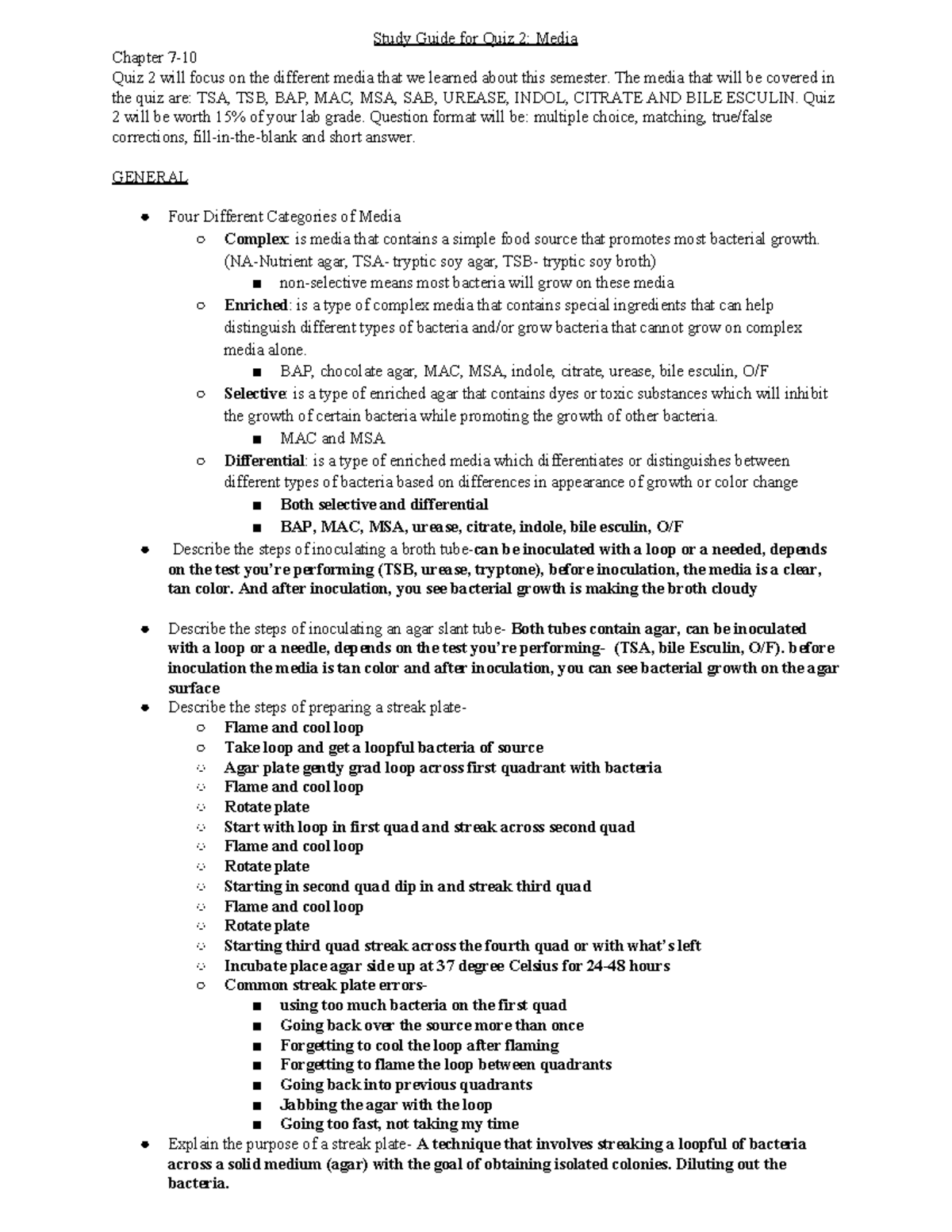 Study guide 2 October 10 2020, questions and answers - Study Guide for ...