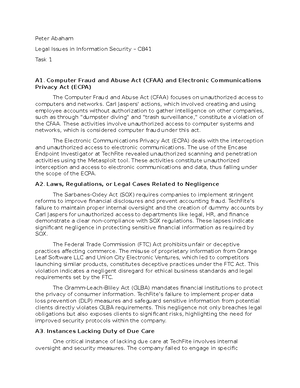 D372 Task 1 - Passed - Peter Abraham Introduction to Systems Thinking ...