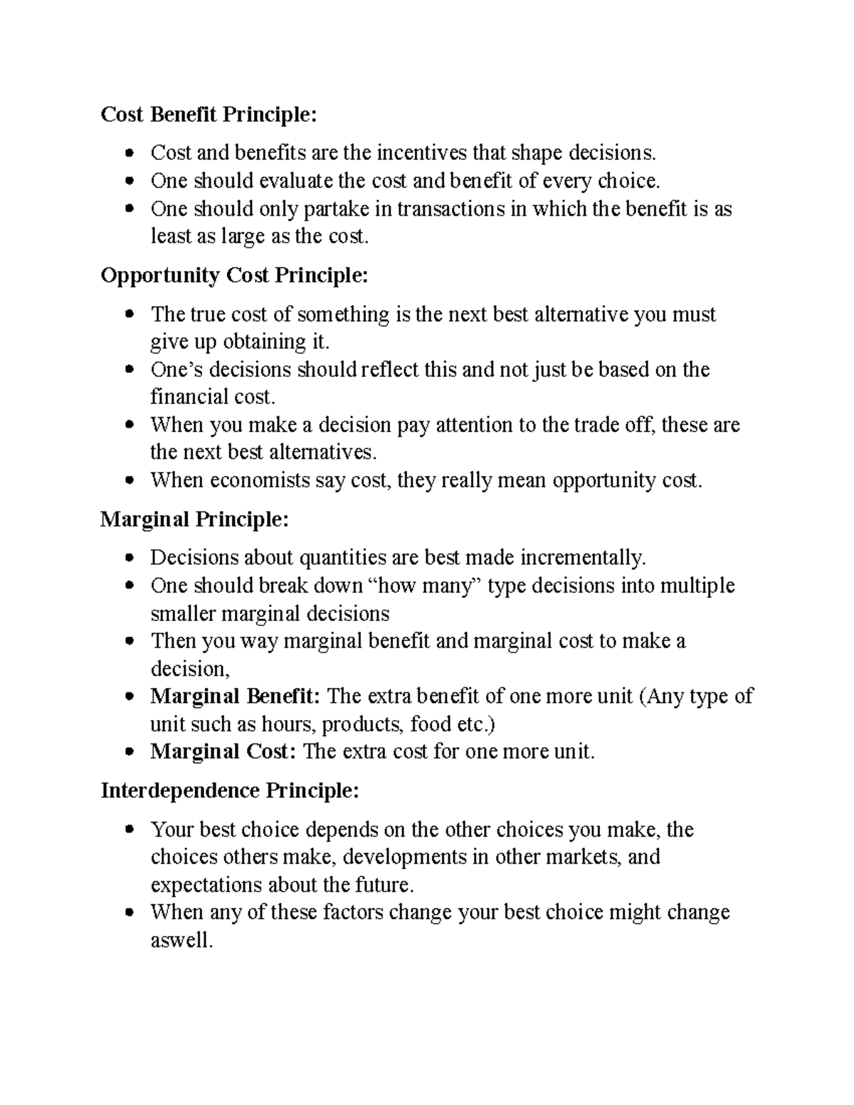 Marginal Benefit Economics, Definition, Principle & Examples - Video &  Lesson Transcript