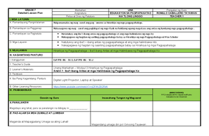 SMAW Module 3 - EXPLORATORY OFFERED - TECHNOLOGY AND LIVELIHOOD ...