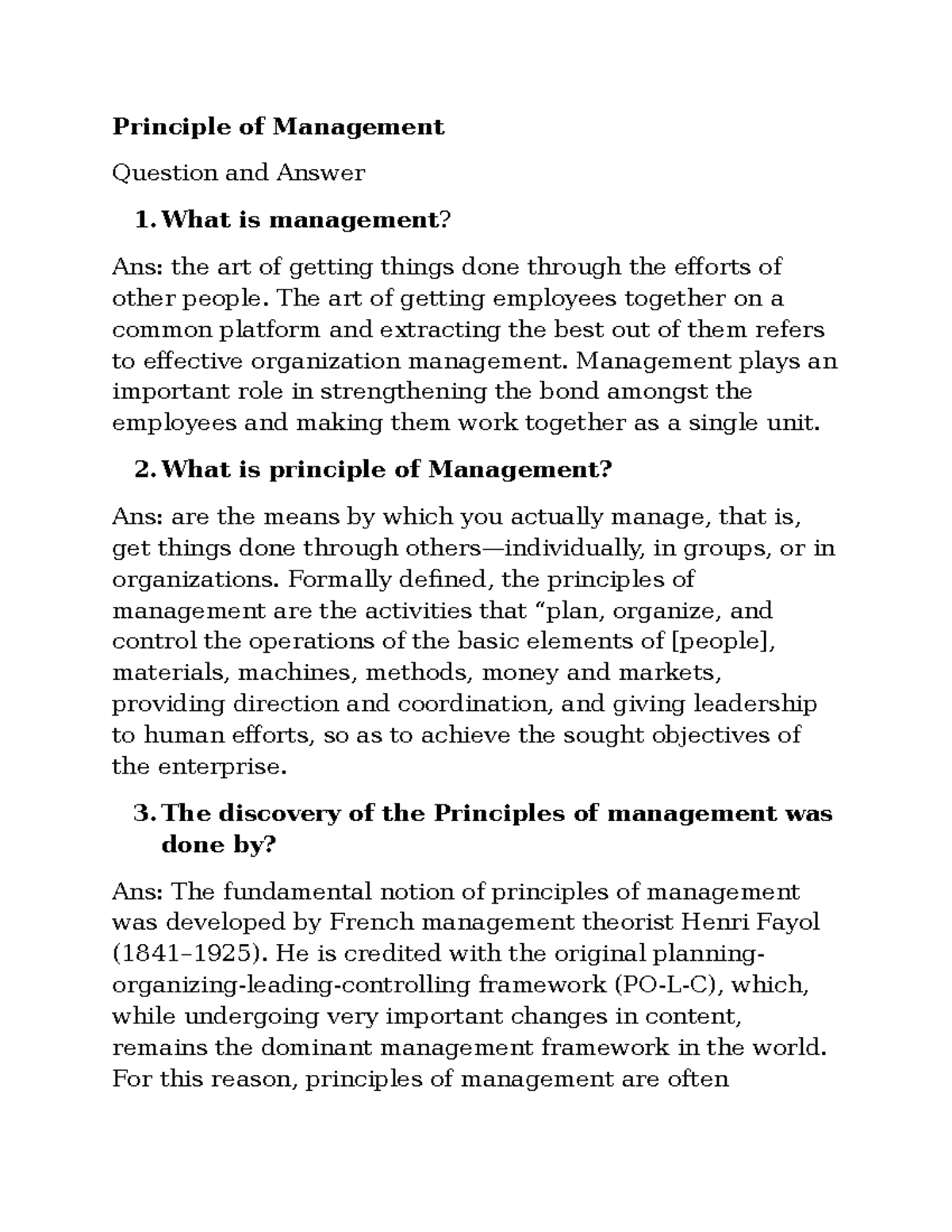 principle-of-management-principle-of-management-question-and-answer