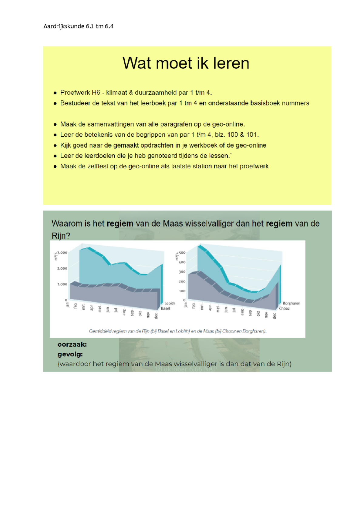 Aardrijkskunde Samenvatting 6.1 Tm 6 - 6. Opwarming Van De Aarde - Het ...