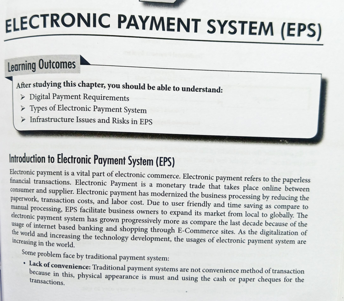 Unit 3 - Electronic Payment System - Bachelors of Business ...