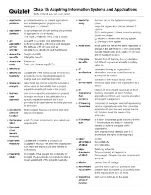 Quizlet(ch1) - Quiz - MIS CHAPTER 1 Study Online At Quizlet/_2i5qj9 1 ...