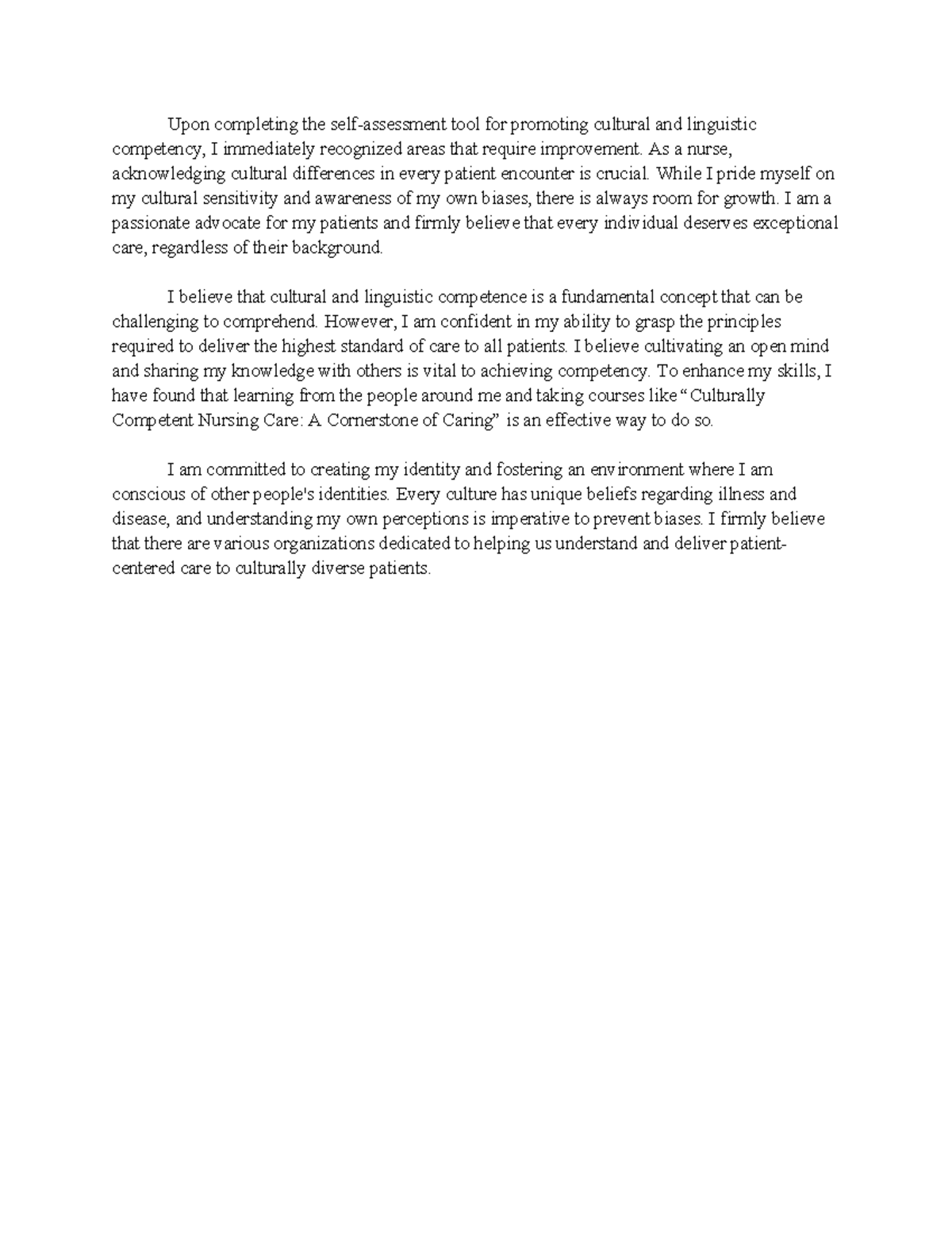 Task 2 relection - Intrapersonal Leadership and Professional Growth ...