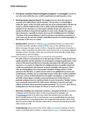 Revision Workbook - Prose - Paper 2, Prose Comparison: Frankenstein and ...