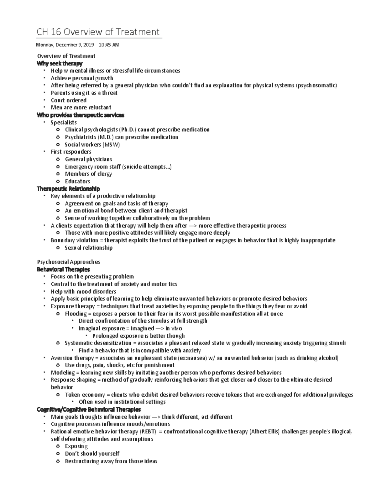 Ch 16 - Readings And Lecture Notes - Warning: TT: Undefined Function ...