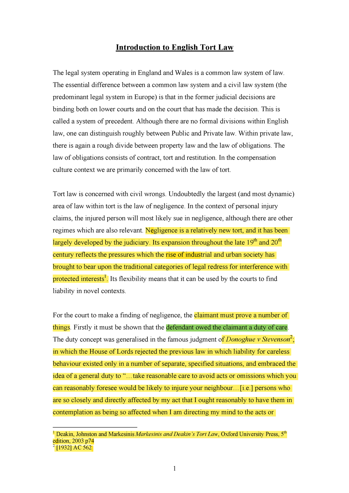 introduction-to-english-tort-law-introduction-to-english-tort-law-the