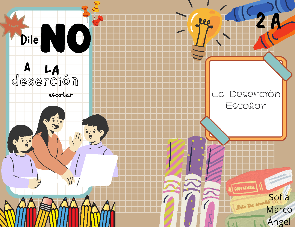 Folleto Triptico Actividades Infantiles Organico Multicolor - La