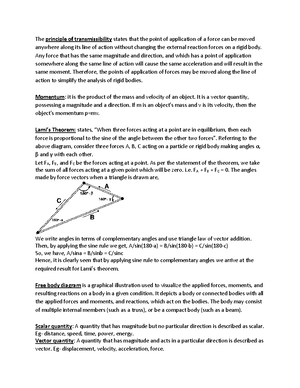 Engineering Mechanics - Studocu