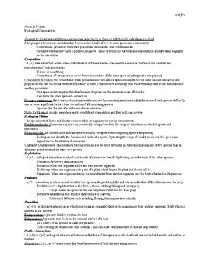 Biology 102 Introduction To Biology Notes 2 - Biology 102: Introduction ...