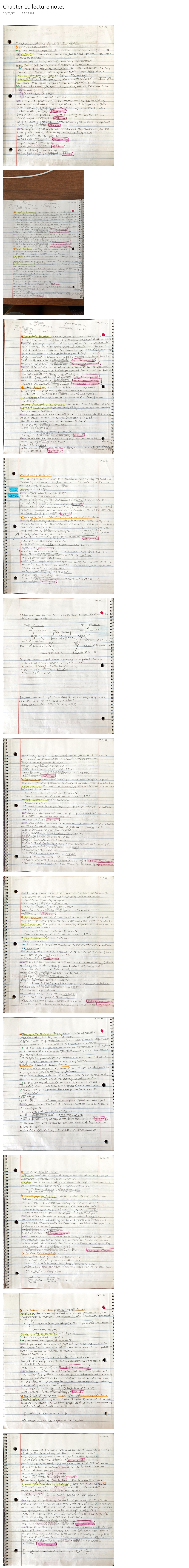 Chapter 10 lecture notes - CHE 103 - Chapter 10 lecture notes 10/27/22 ...