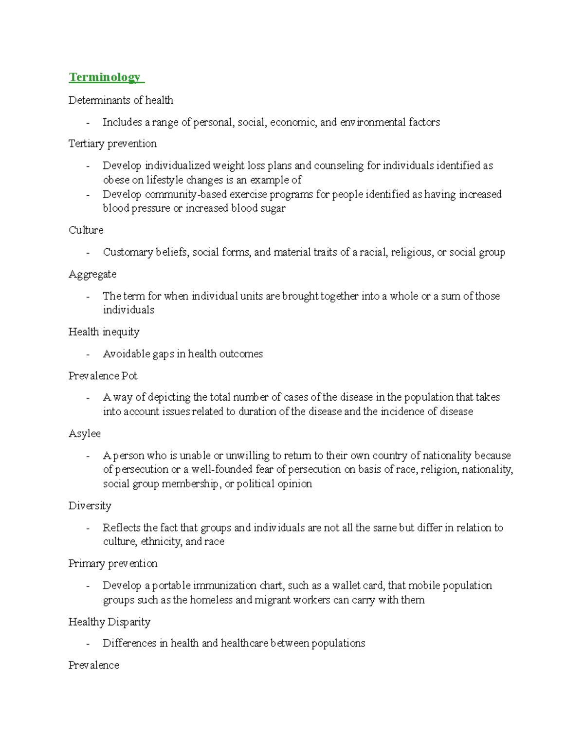 NUR 426- Exam 1 Jeopardy Review Copy - Terminology Determinants Of ...