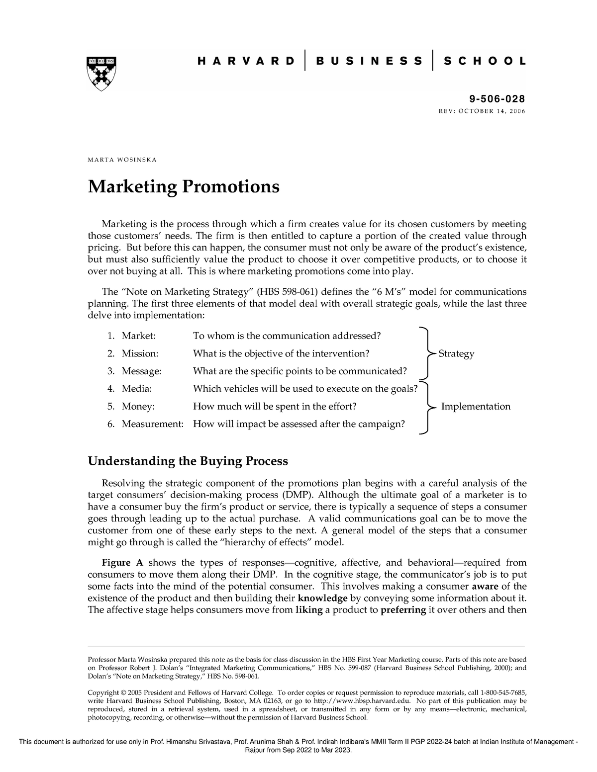 marketing case study hbr