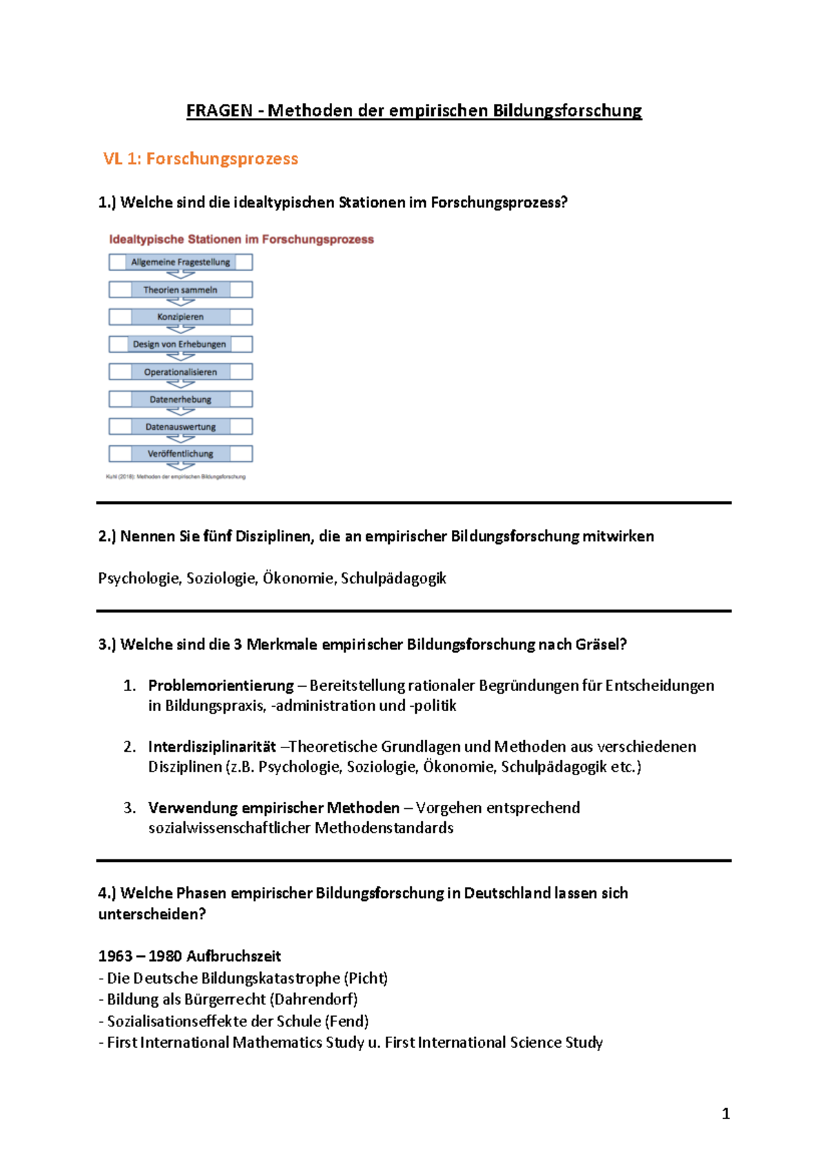 Methoden Empirischer Bildungsforschung - Fragenkatalog - FRAGEN ...