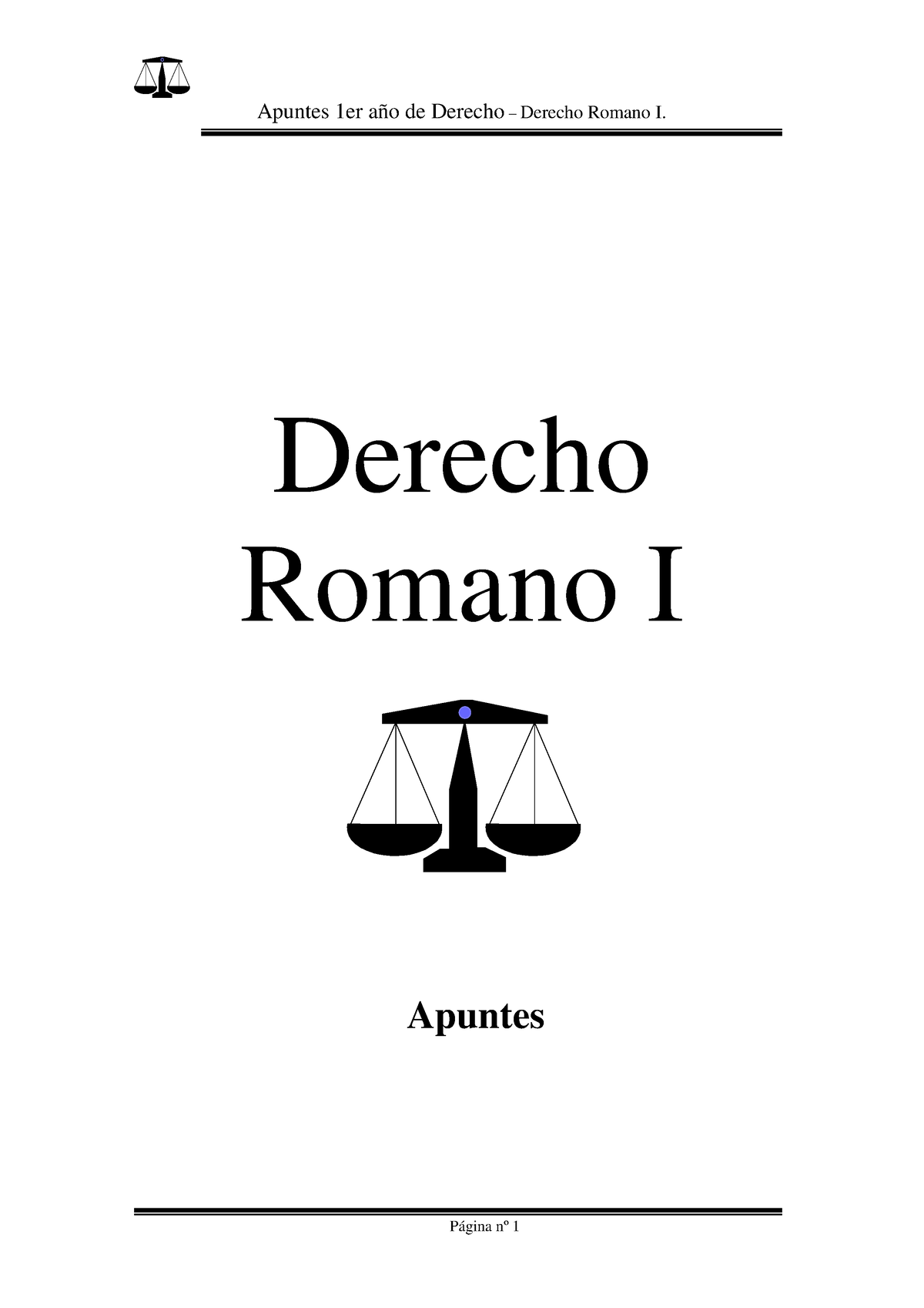 Apunteyfinalde Derecho Romano I Derecho Romano I Apuntes Lección 1 Derecho Romano La 8327