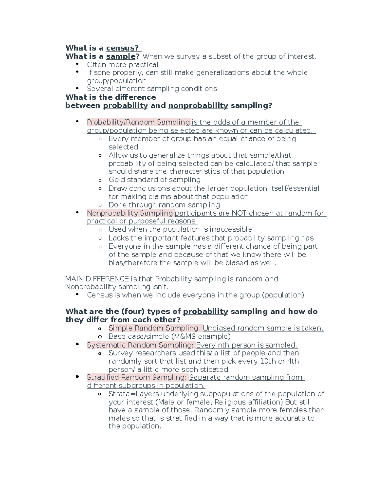 What Is Census Sampling In Research