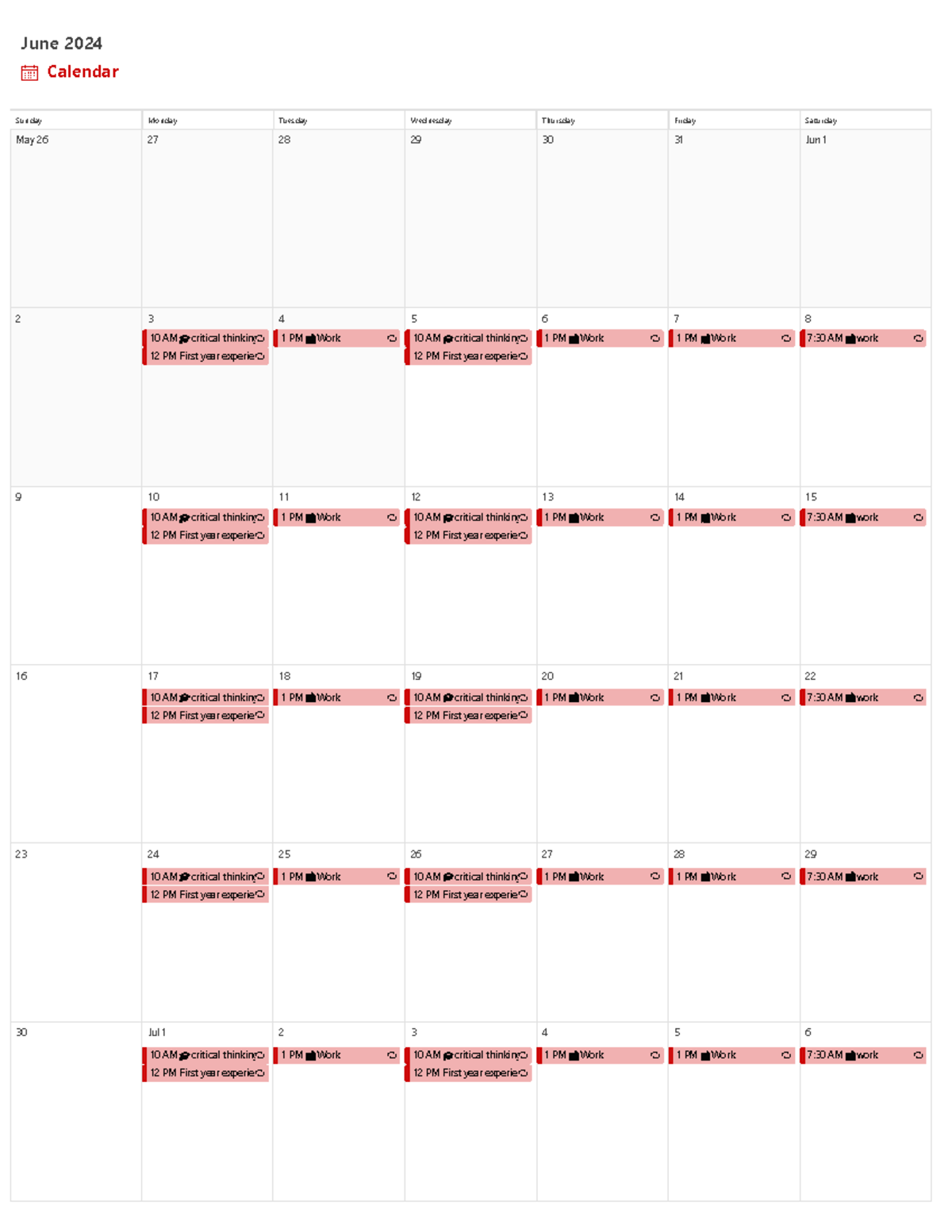 Calendar outlook gsu June 2024 Calendar Sunday Monday Tuesday