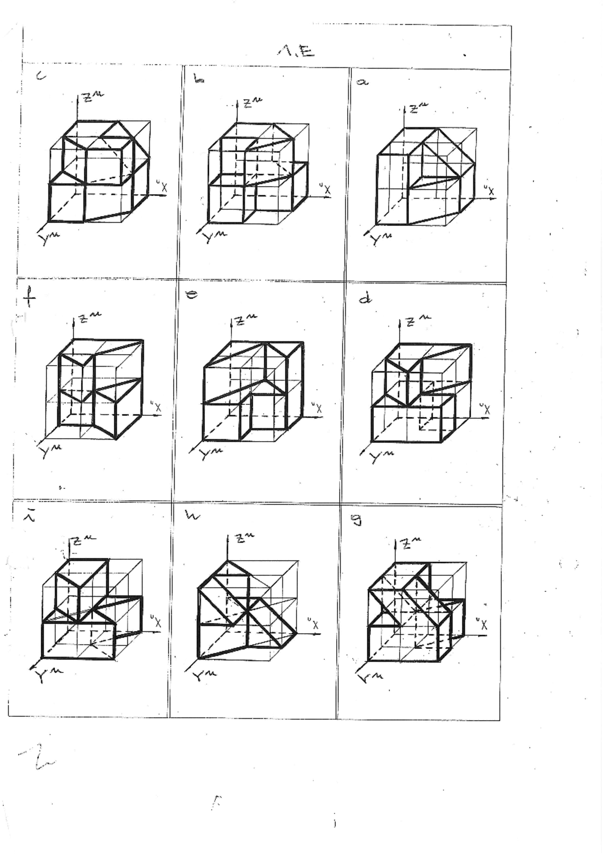 Rzutowanie Bryły Na Rzutnie 2o23 - Geometria wykreslna I - Studocu