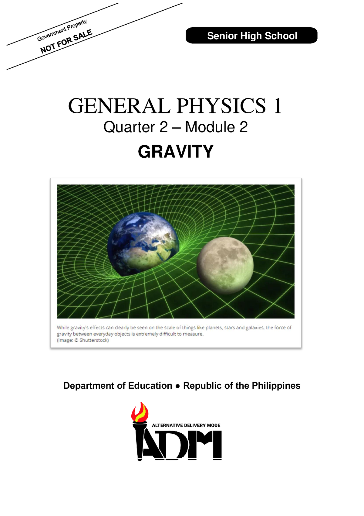 General Physics 1 12 Q2 Mod2 Gravity Version 2 General Physics 1 Quarter 2 Module 2 Gravity 0275