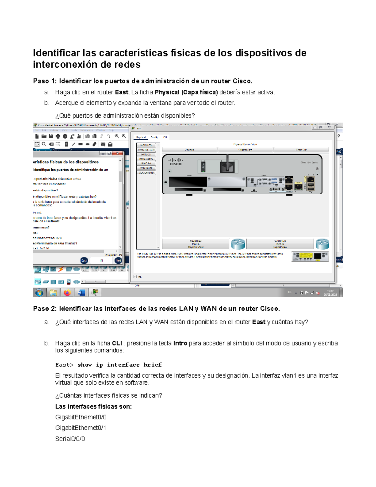 4 7 1 packet tracer connect the physical layer identificar las