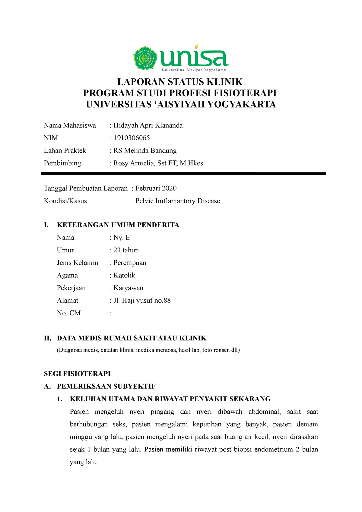 sk-pid-status-klinis-laporan-status-klinik-program-studi-profesi