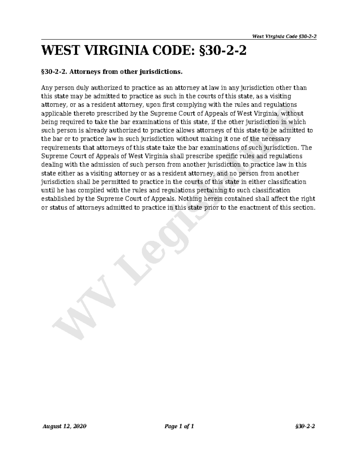 WVCode §30 2 2 annotated WV code on textin LAW205 Studocu