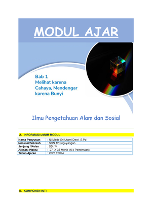 1. Modul Ajar B.Indonesia Kelas 2 - BAB 1 Mulok - MODUL AJAR KURIKULUM ...