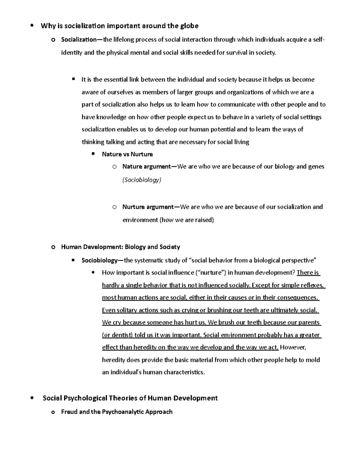 Chapter 4 - Taken from Sociology in our times, by Diana Kendall - Why ...
