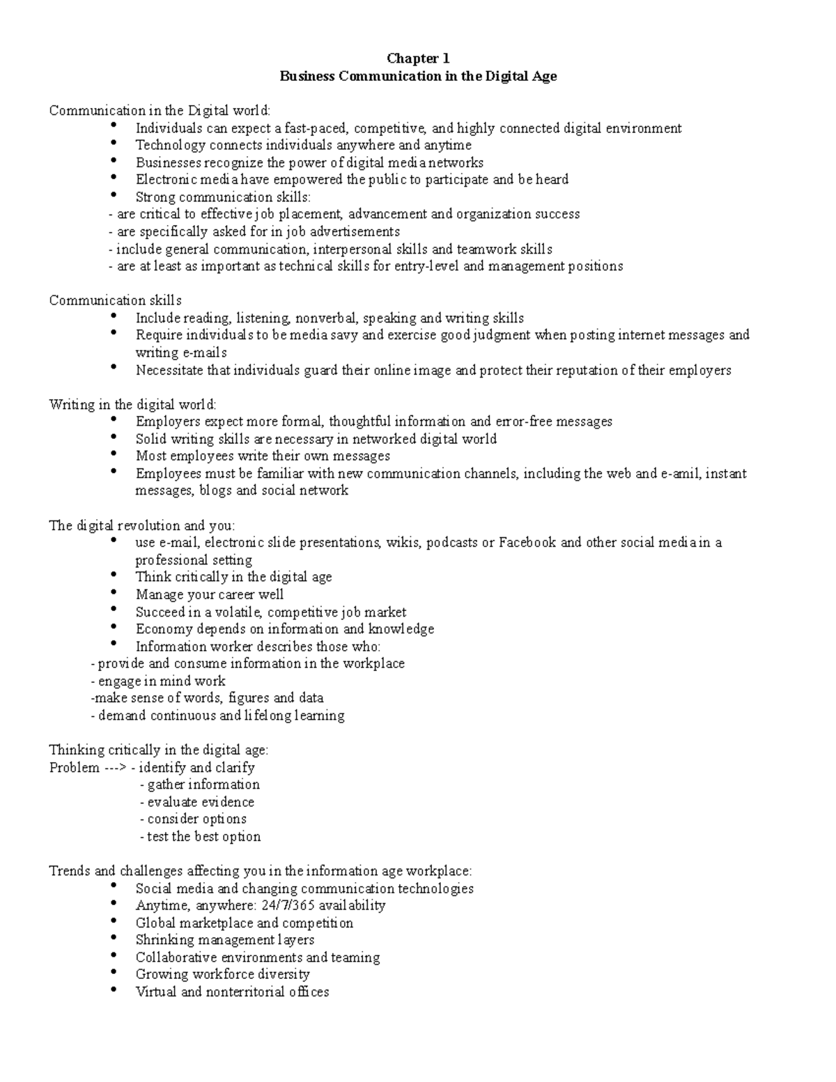 notes-chapter-1-business-communication-in-the-digital-age