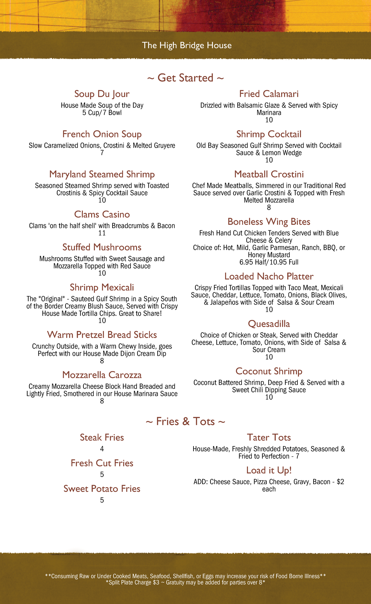 Menujune2021 yeah man Get Started Soup Du Jour House Made