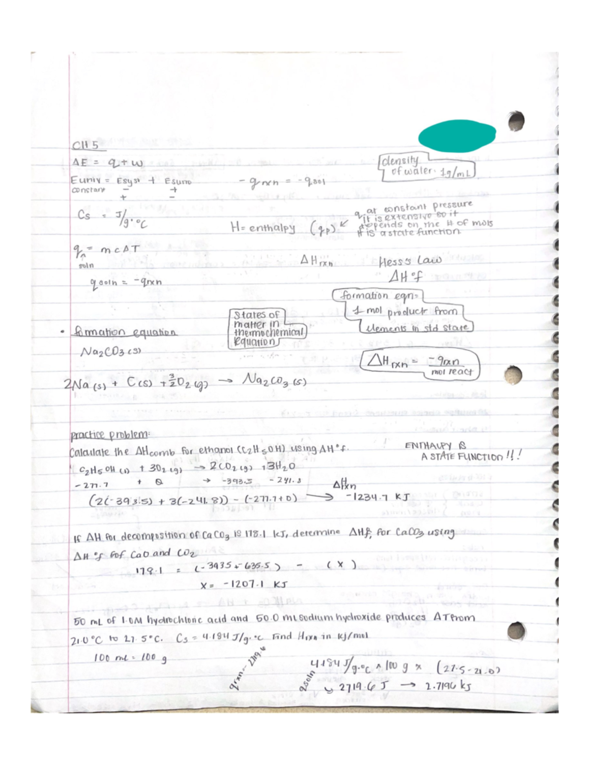 Chemistry formation equations ch 1213 studocu