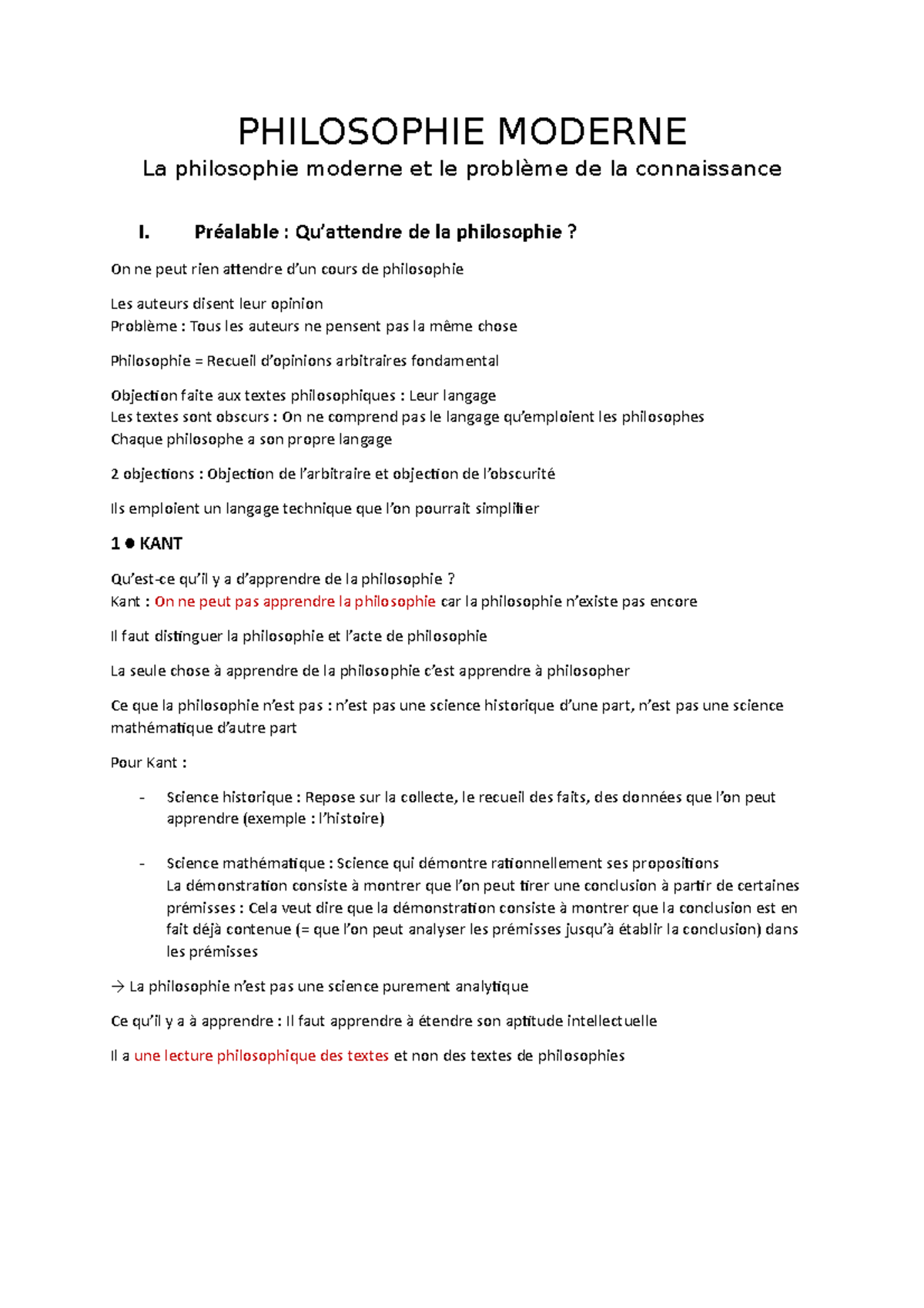 Philosophie Moderne Définition – GEAIMQ