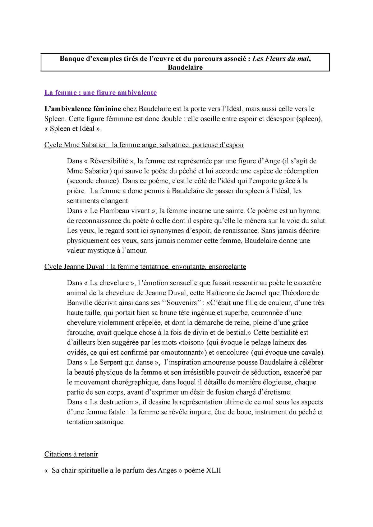 dissertation fleurs du mal pdf
