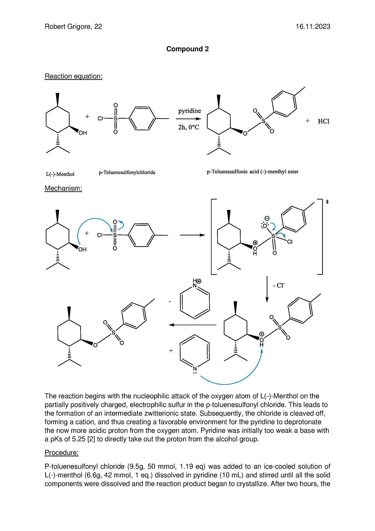 Compound 2 (Robert Grigore) - Robert Grigore, 22 16 .11. Compound 2 ...