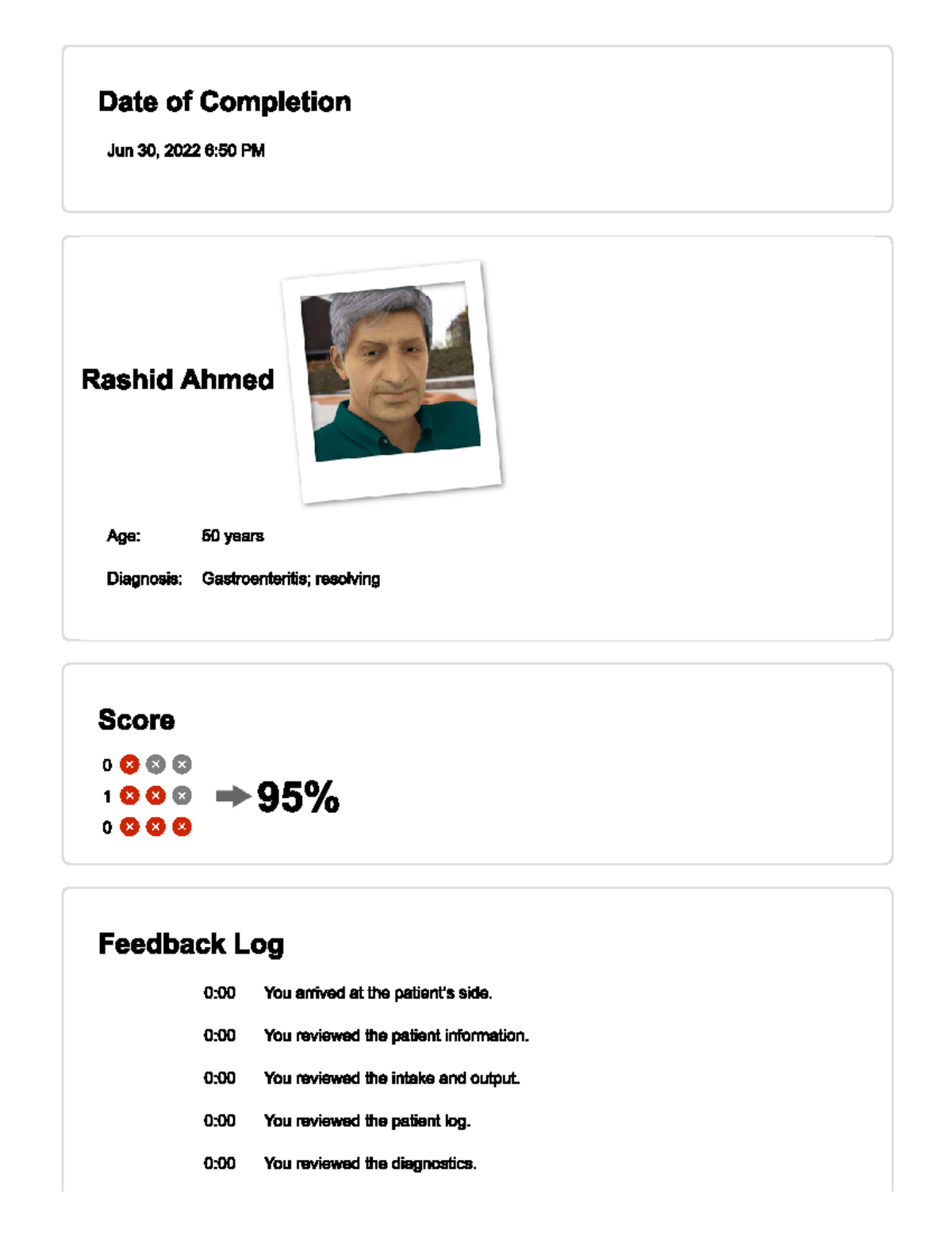 VSim Feedback Rashid Ahmed - Studocu