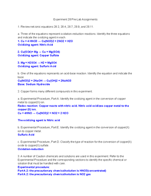 Limiting Reactant 9-10 - Experiment 8 Report Sheet Limiting Reactant ...