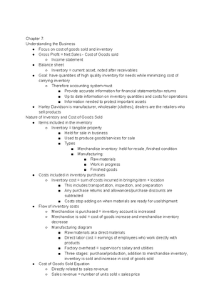 Chapter 2 Notes Honors Financial Accounting - ACCT 2901 - Temple ...