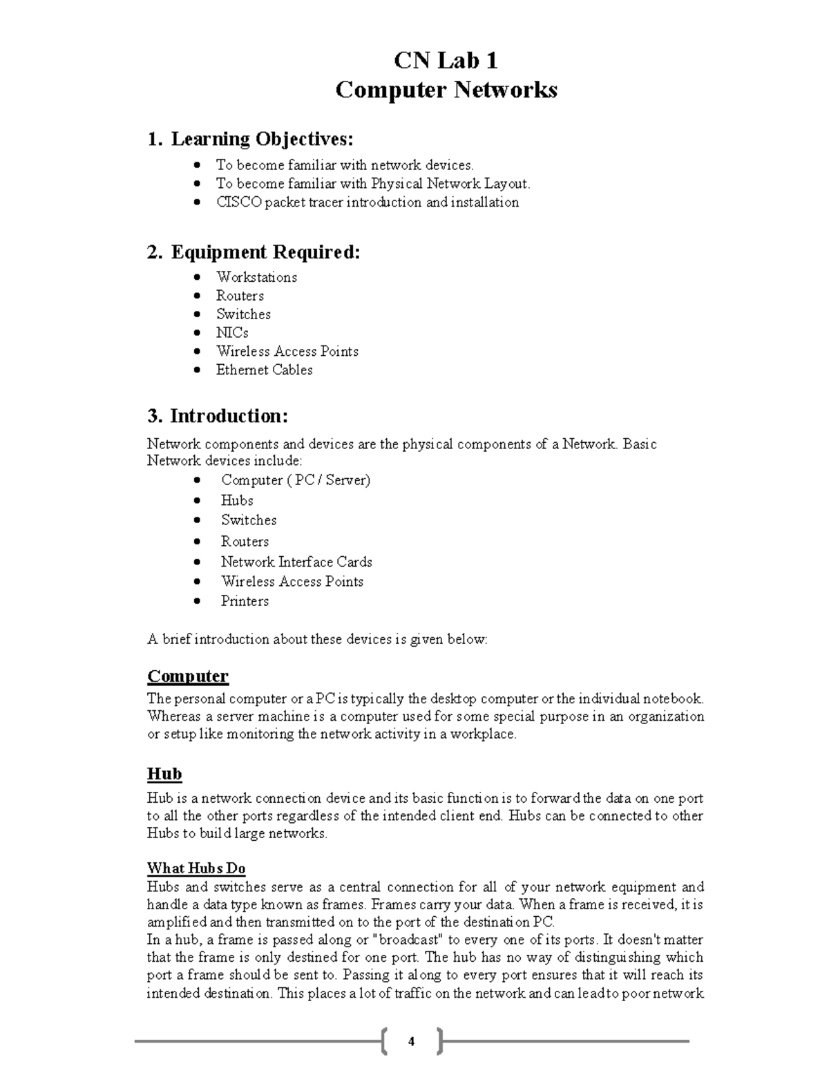 Lab 1 ,2 and 3 of computer Communications And Networks - CN Lab 1 ...